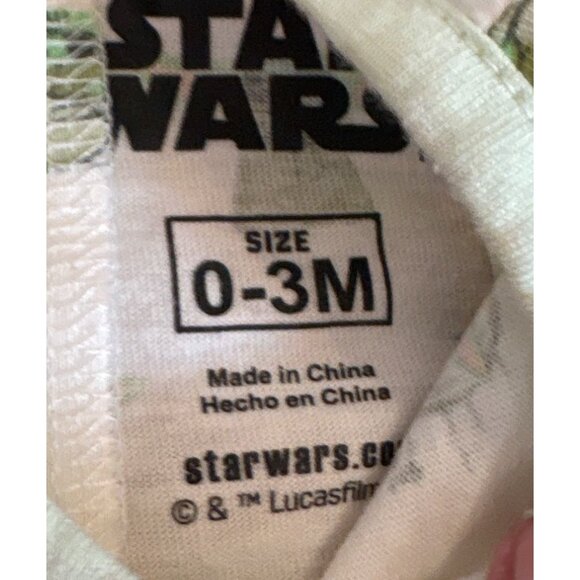 Star Wars Baby Yoda Bodysuits 2-Pack Unisex 0-3M - Picture 4 of 6